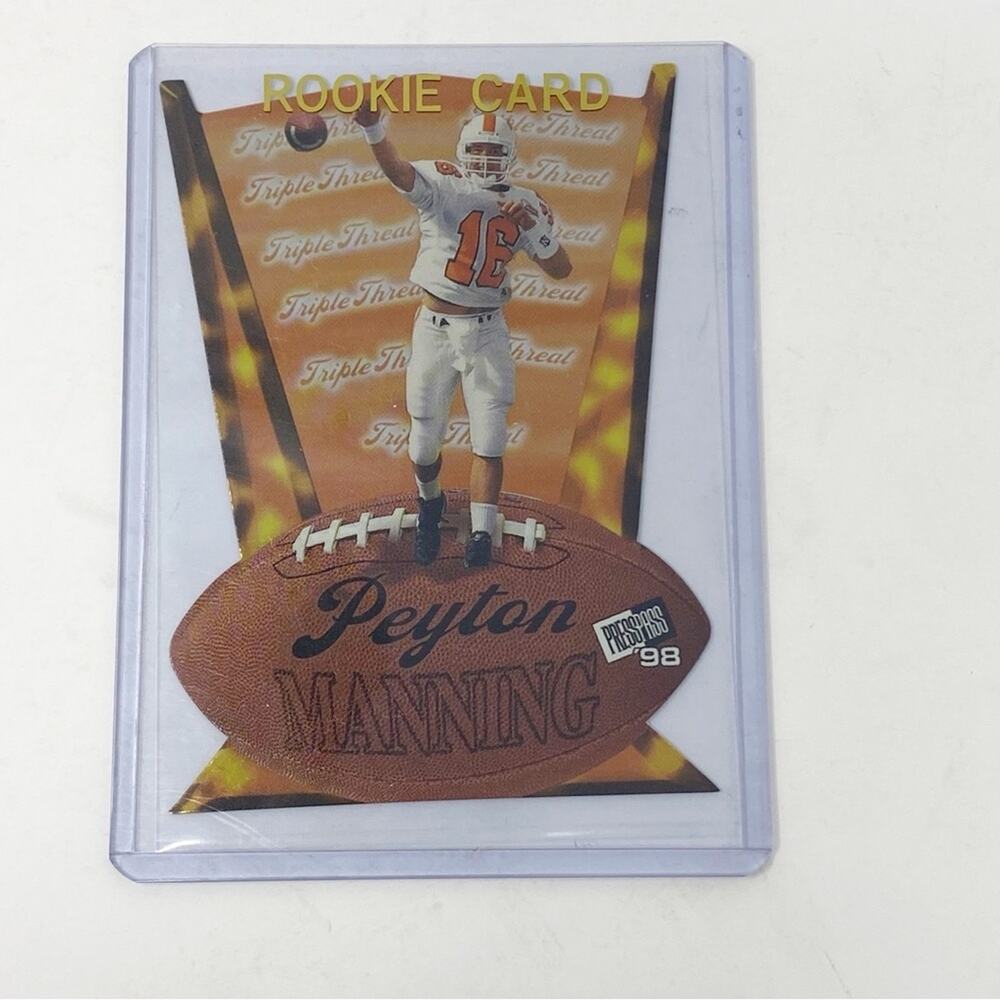 1998 PRESS PASS Peyton Manning  TT 2 of 9 Card